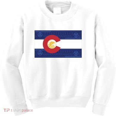 Colorado Flag Kids Sweatshirt