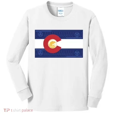 Colorado Flag Kids Long Sleeve Shirt