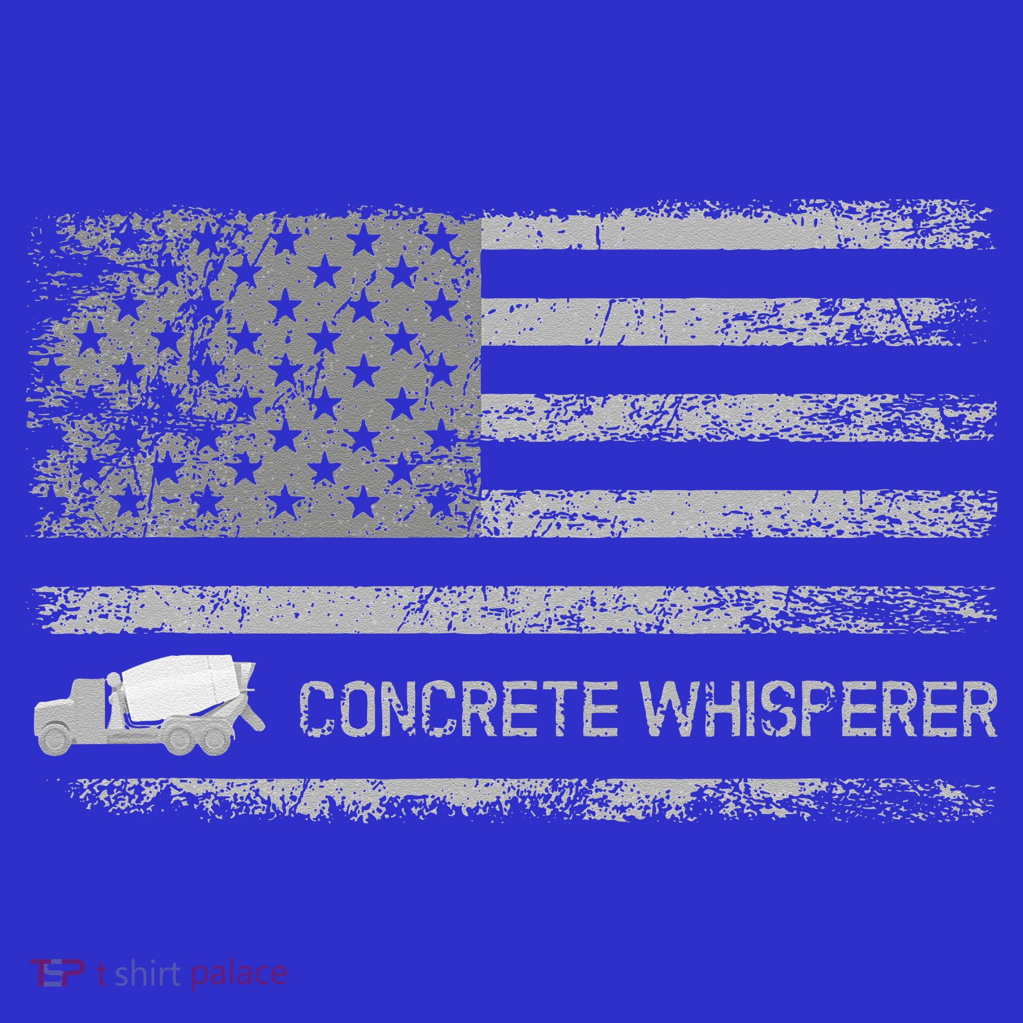 Concrete Finisher Concrete Whisperer American Flag Patriotic Sweatshirt