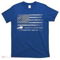 Concrete Finisher Concrete Whisperer American Flag Patriotic T-Shirt thumb 0