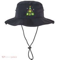 Cute frog Christmas Tree Lights Xmas Holidays Bucket Hat thumb 0