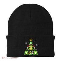 Cute frog Christmas Tree Lights Xmas Holidays Beanie thumb 0