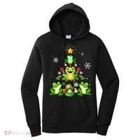 Cute frog Christmas Tree Lights Xmas Holidays Women's Hoodie thumb 0