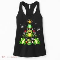 Cute frog Christmas Tree Lights Xmas Holidays Women's Tank Top thumb 0