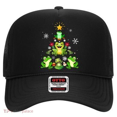 Cute frog Christmas Tree Lights Xmas Holidays Hat