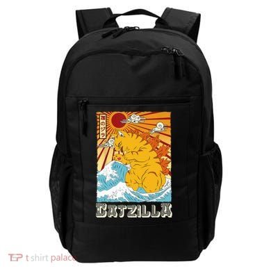 Catzilla Funny Cat Design, Funny Cat Cloth, Cat Lovers Backpack