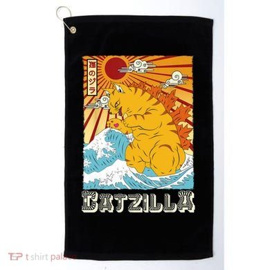 Catzilla Funny Cat Design, Funny Cat Cloth, Cat Lovers Golf Towel