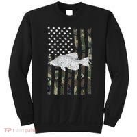 Crappie Fishing Camo Flag (On Back) Sweatshirt thumb 0
