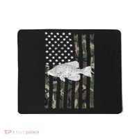 Crappie Fishing Camo Flag (On Back) Mousepad thumb 0