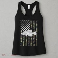Crappie Fishing Camo Flag (On Back) Women's Tank Top thumb 3