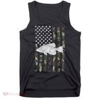 Crappie Fishing Camo Flag (On Back) Tank Top thumb 0