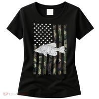 Crappie Fishing Camo Flag (On Back) Women's T-Shirt thumb 0
