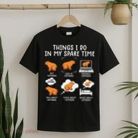 Capybaras Funny Capibara Rodent Things I Do In My Spare Time  T-Shirt thumb 2