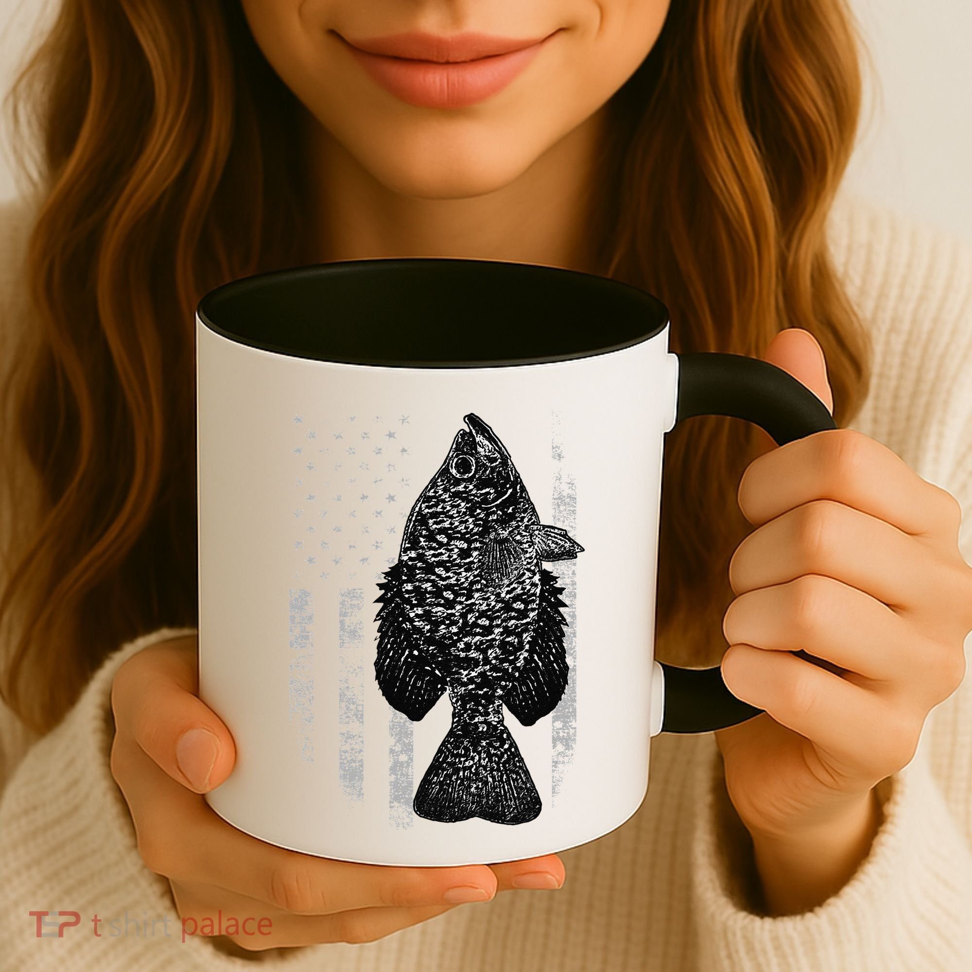 Crappie Flag Crappie Fishing Flag Coffee Mug