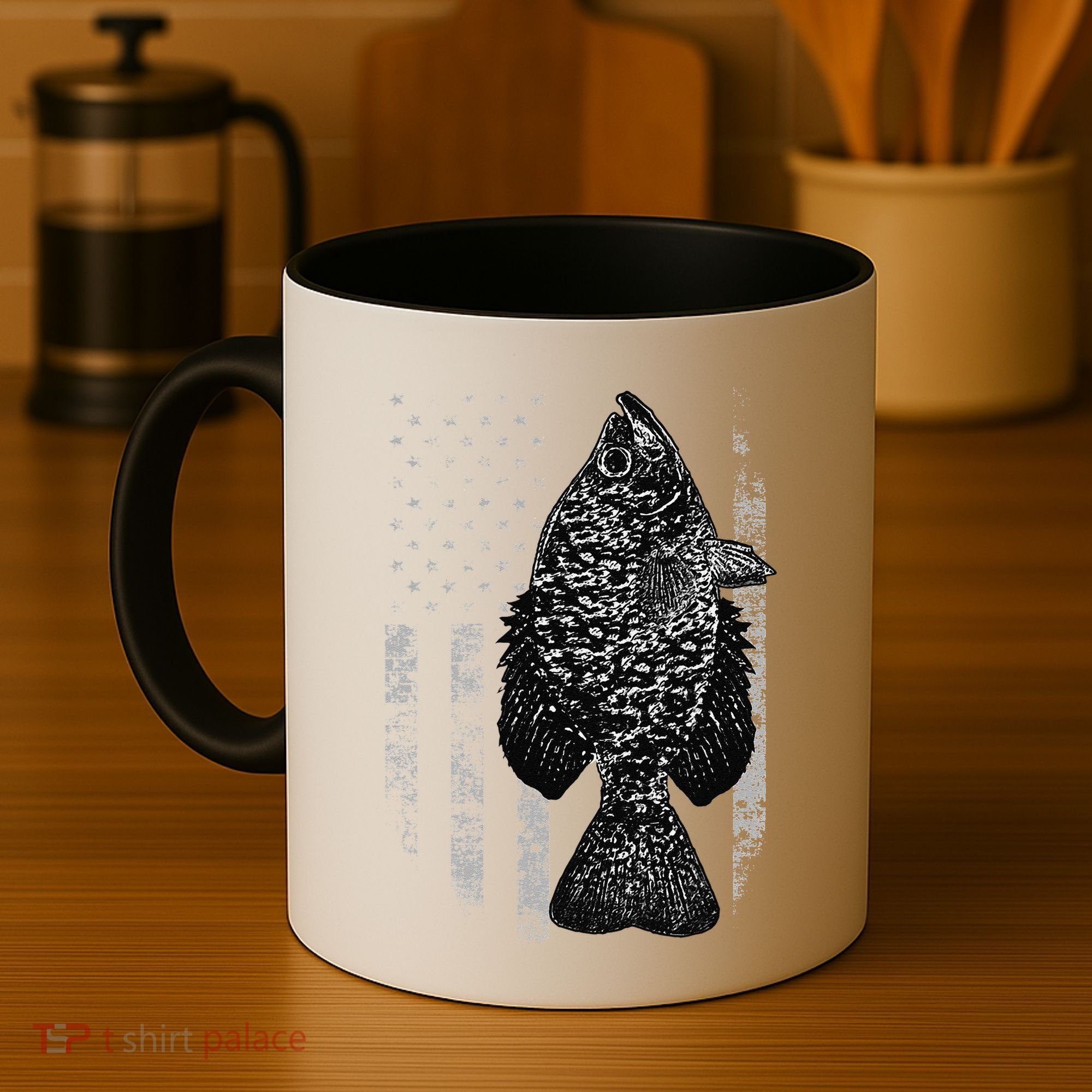 Crappie Flag Crappie Fishing Flag Coffee Mug
