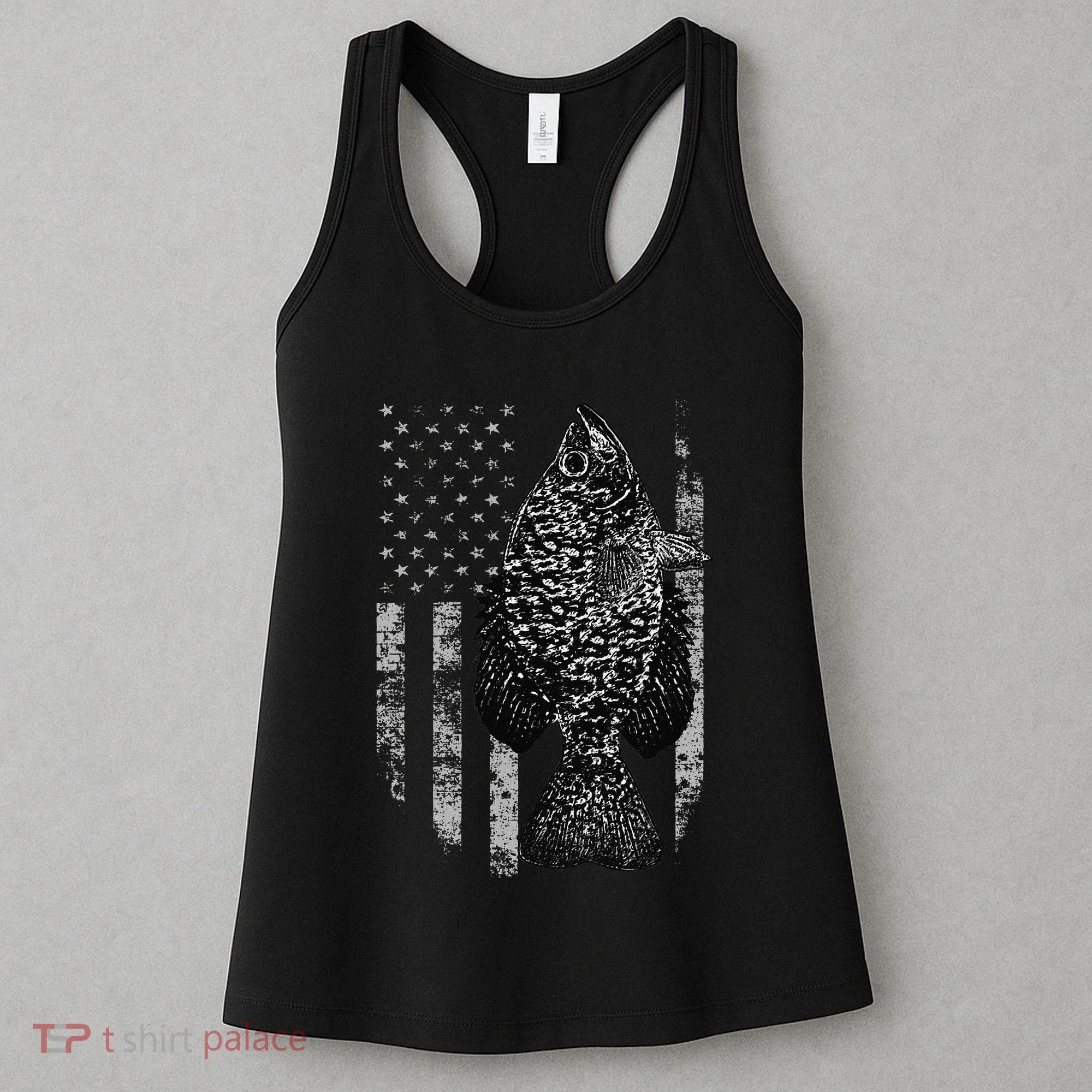 Crappie Flag Crappie Fishing Flag Women's Tank Top