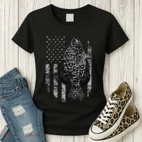 Crappie Flag Crappie Fishing Flag Women's T-Shirt thumb 3