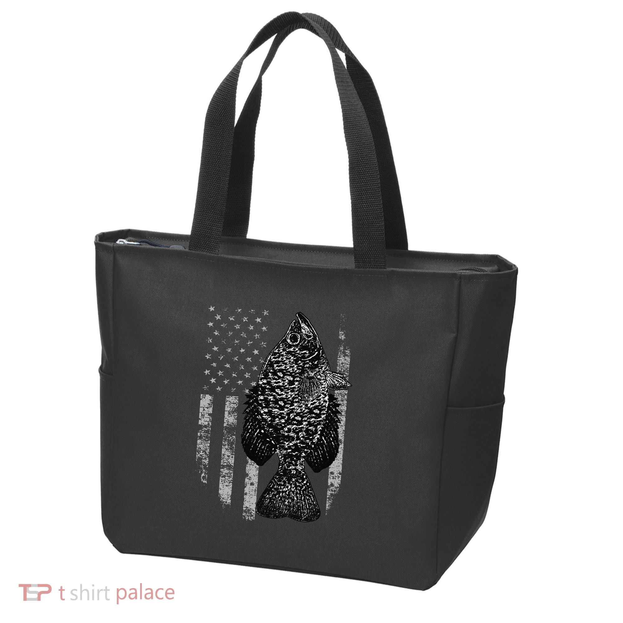 Crappie Flag Crappie Fishing Flag Tote Bag