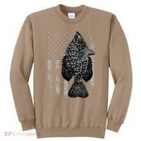 Crappie Flag Crappie Fishing Flag Sweatshirt thumb 0