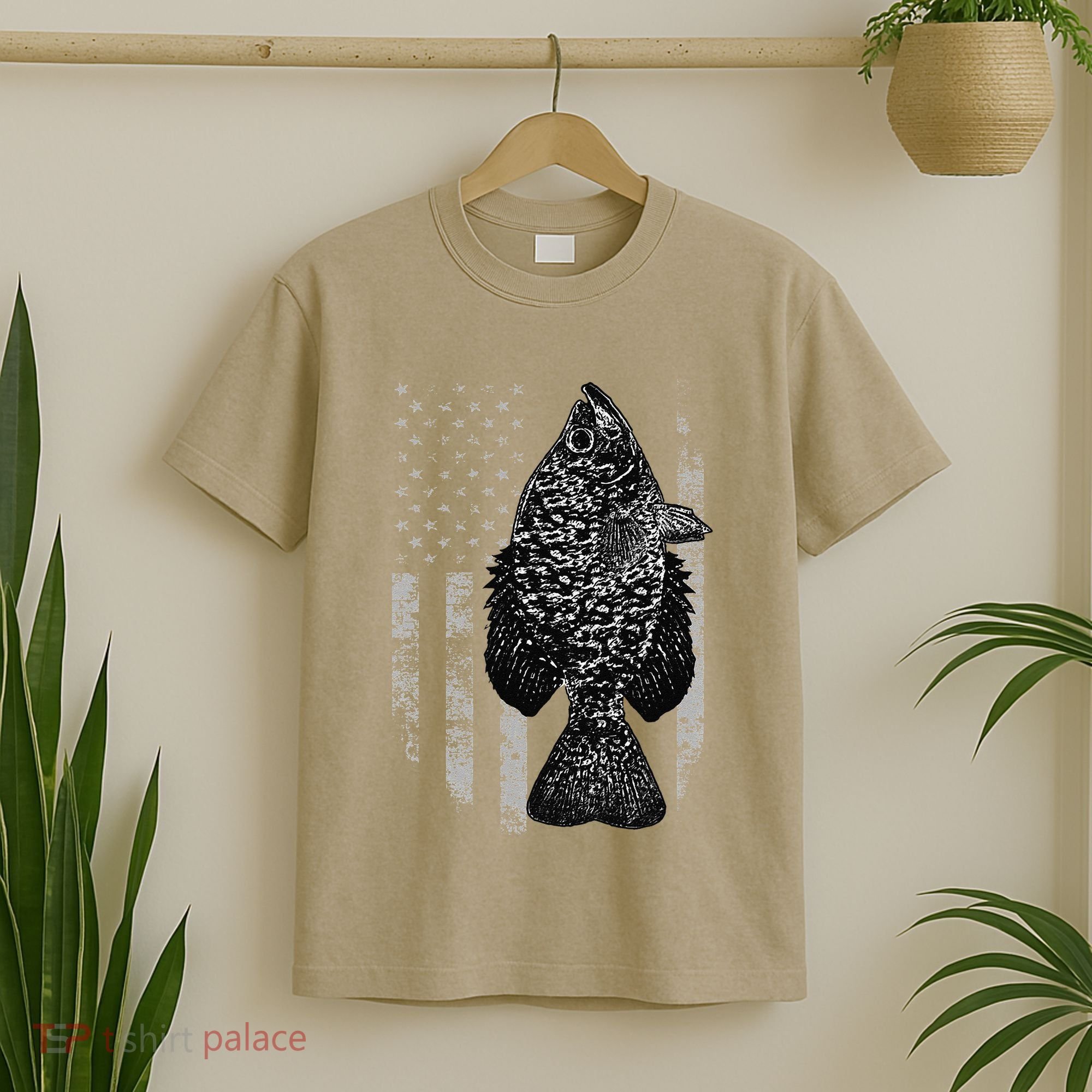 Crappie Flag Crappie Fishing Flag T-Shirt