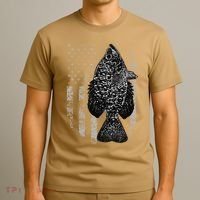 Crappie Flag Crappie Fishing Flag T-Shirt thumb 3