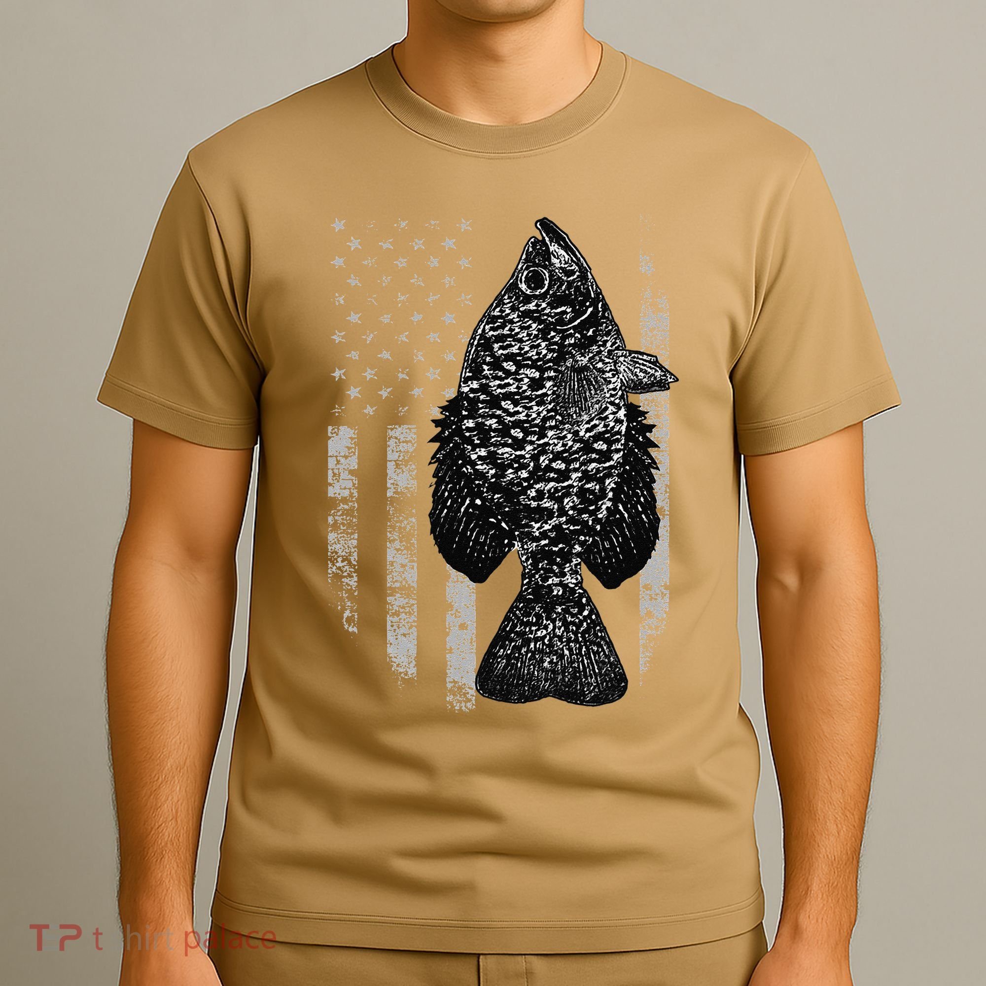 Crappie Flag Crappie Fishing Flag T-Shirt
