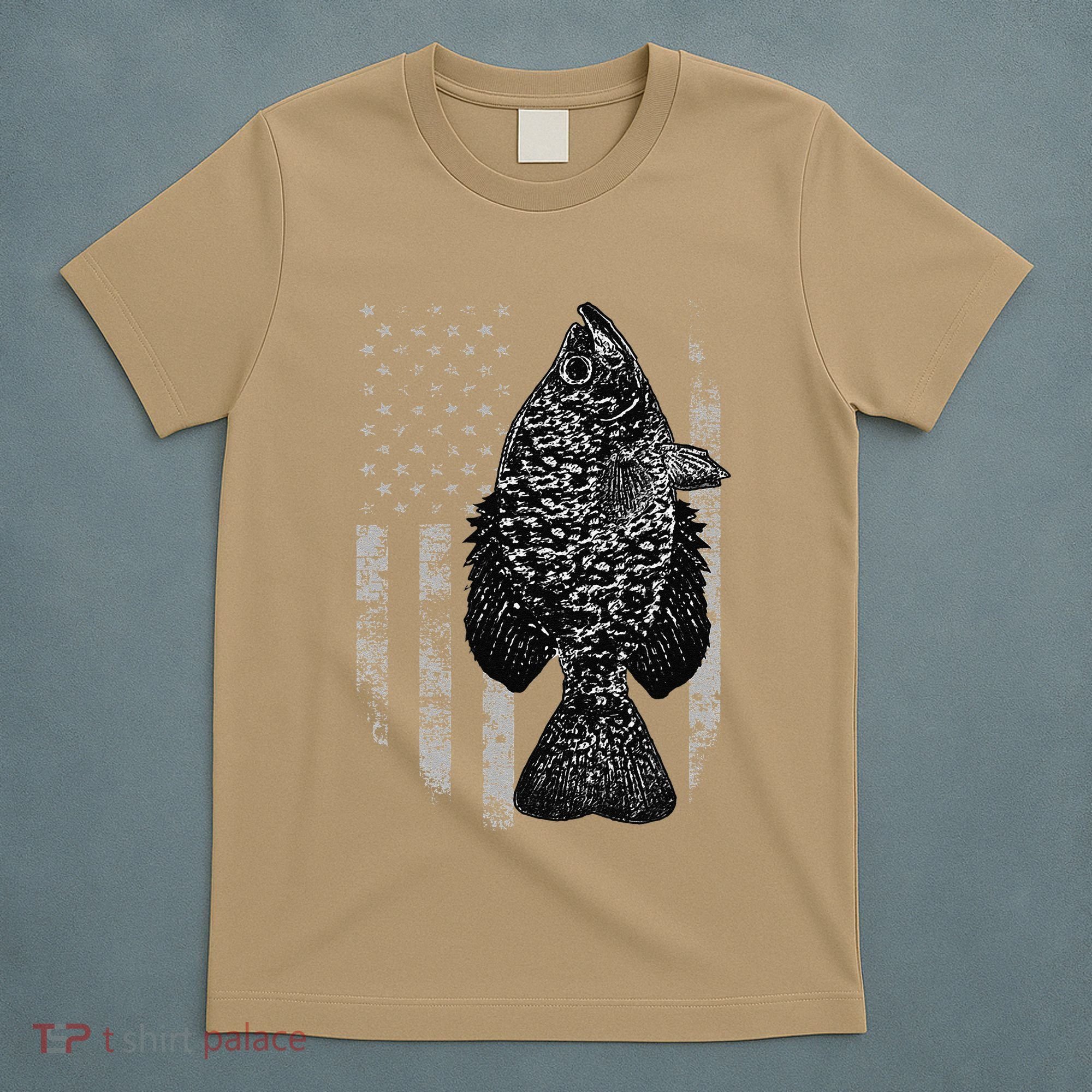 Crappie Flag Crappie Fishing Flag T-Shirt