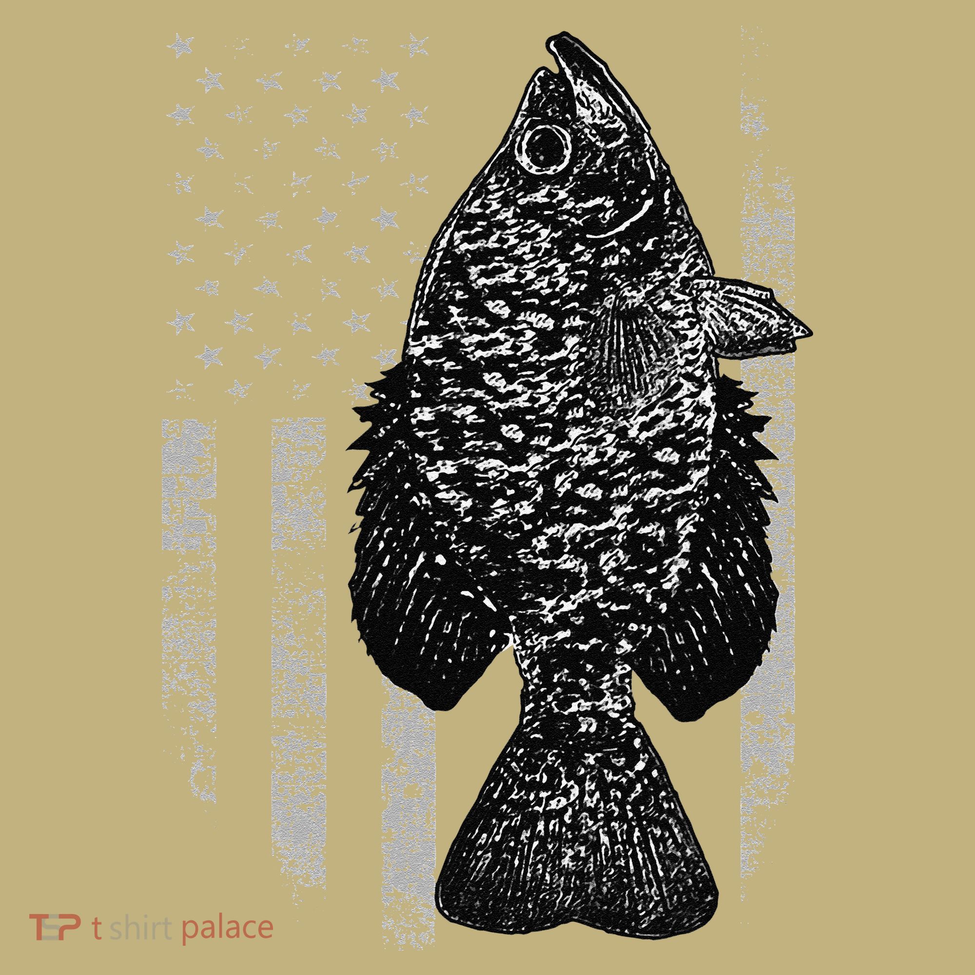 Crappie Flag Crappie Fishing Flag T-Shirt