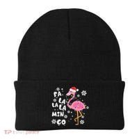 Christmas Flamingo Christmas Light Santa Hat Xmas Beanie thumb 0