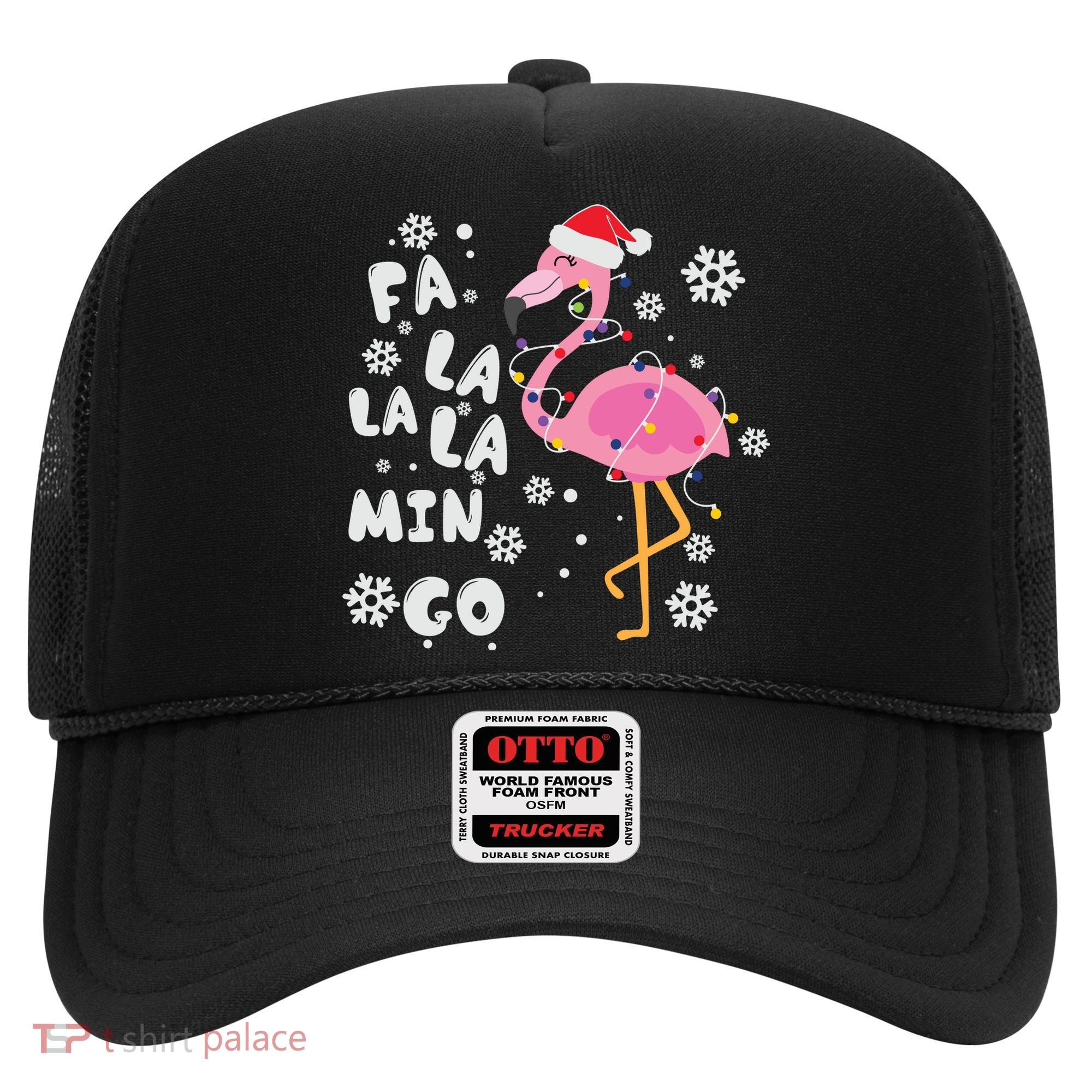 Christmas Flamingo Christmas Light Santa Hat Xmas Hat