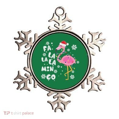 Christmas Flamingo Christmas Light Santa Hat Xmas Ornament
