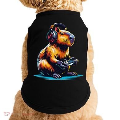 Capybara Funny Capybara Rodent & Video Games Lover Doggie Tank