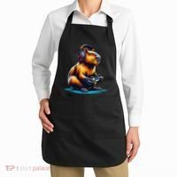 Capybara Funny Capybara Rodent & Video Games Lover Apron thumb 2