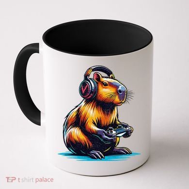 Capybara Funny Capybara Rodent & Video Games Lover Coffee Mug