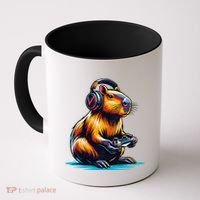 Capybara Funny Capybara Rodent & Video Games Lover Coffee Mug thumb 0