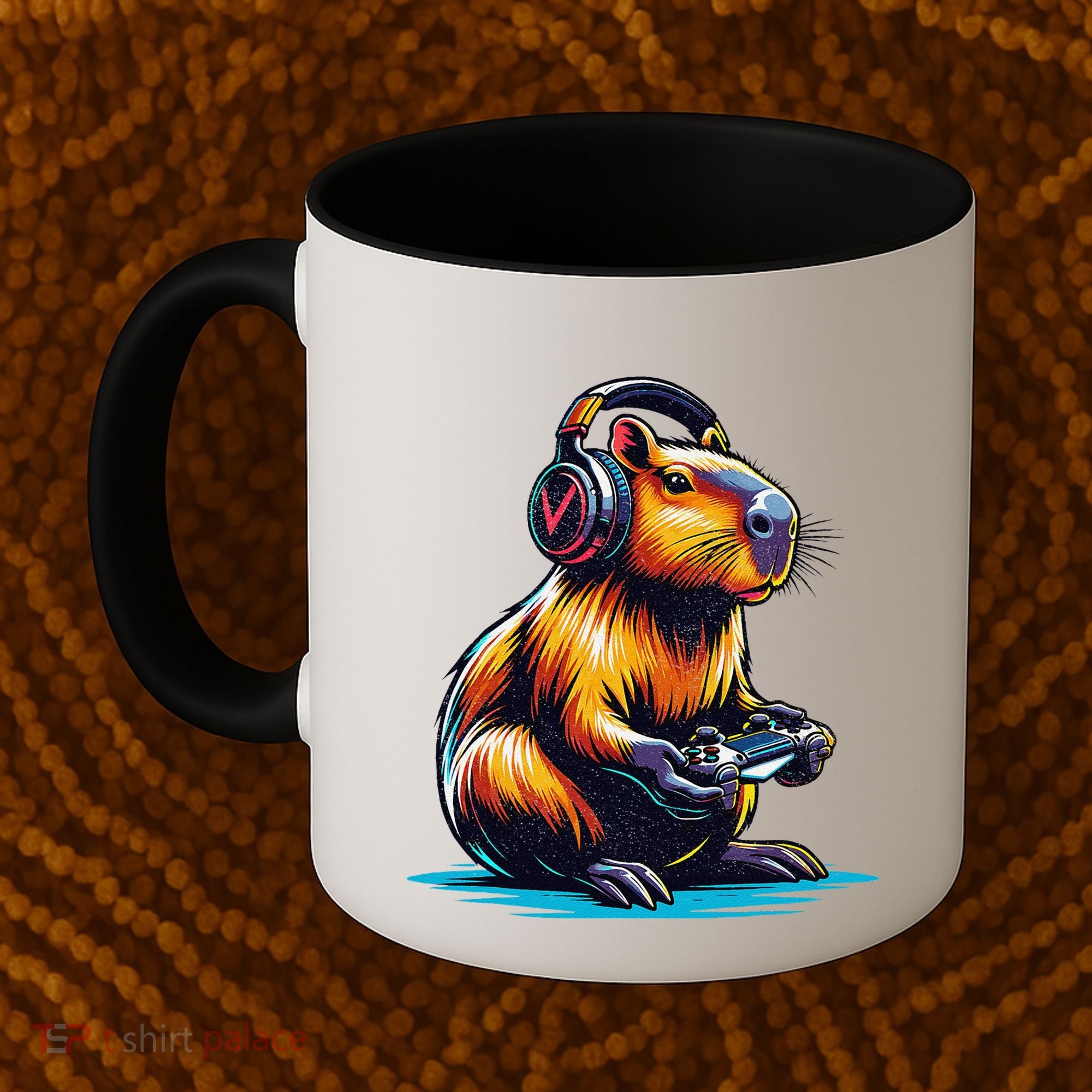 Capybara Funny Capybara Rodent & Video Games Lover Coffee Mug