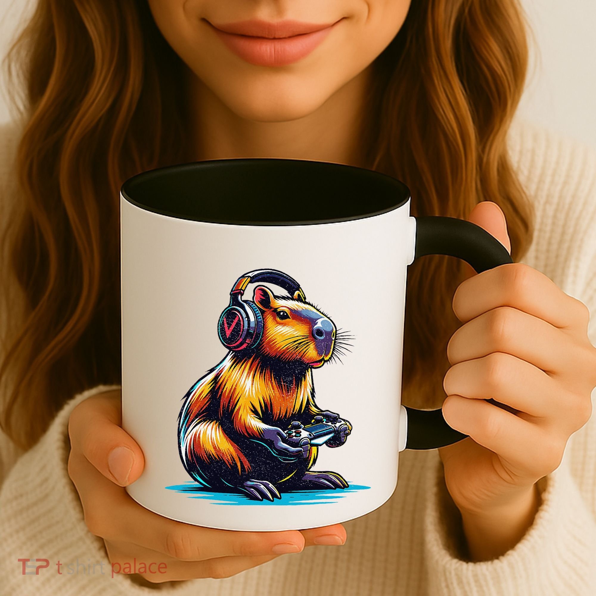 Capybara Funny Capybara Rodent & Video Games Lover Coffee Mug