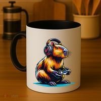 Capybara Funny Capybara Rodent & Video Games Lover Coffee Mug thumb 4