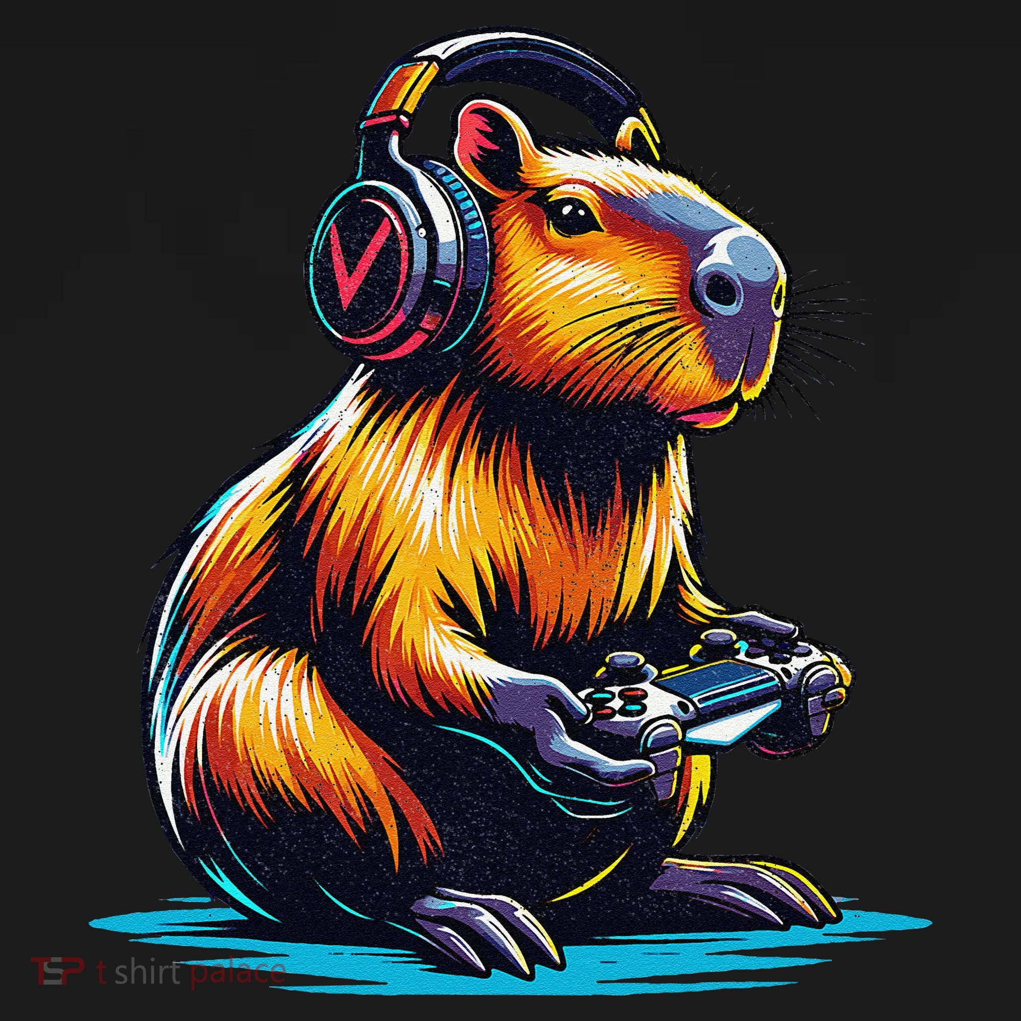 Capybara Funny Capybara Rodent & Video Games Lover Pajama Set