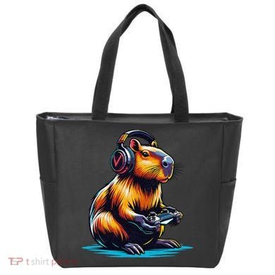 Capybara Funny Capybara Rodent & Video Games Lover Tote Bag