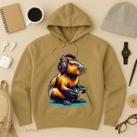 Capybara Funny Capybara Rodent & Video Games Lover Hoodie thumb 3
