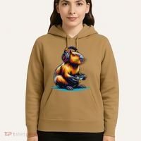 Capybara Funny Capybara Rodent & Video Games Lover Hoodie thumb 5