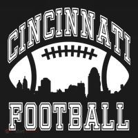 Cincinnati Football City Skyline Bucket Hat thumb 4