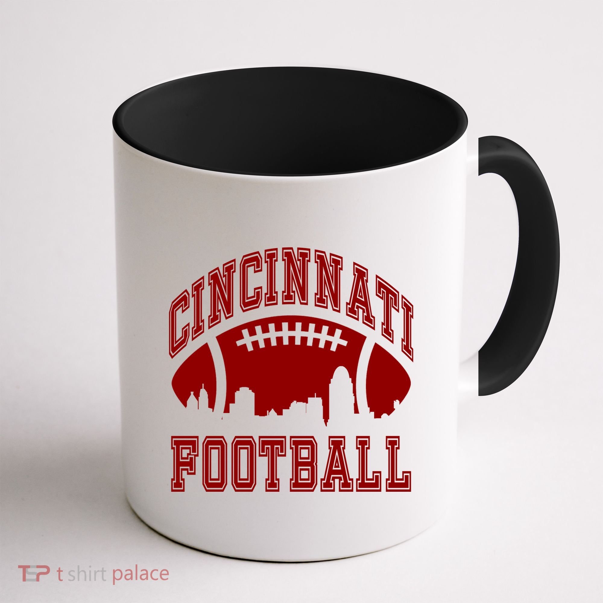 Cincinnati Football City Skyline Coffee Mug