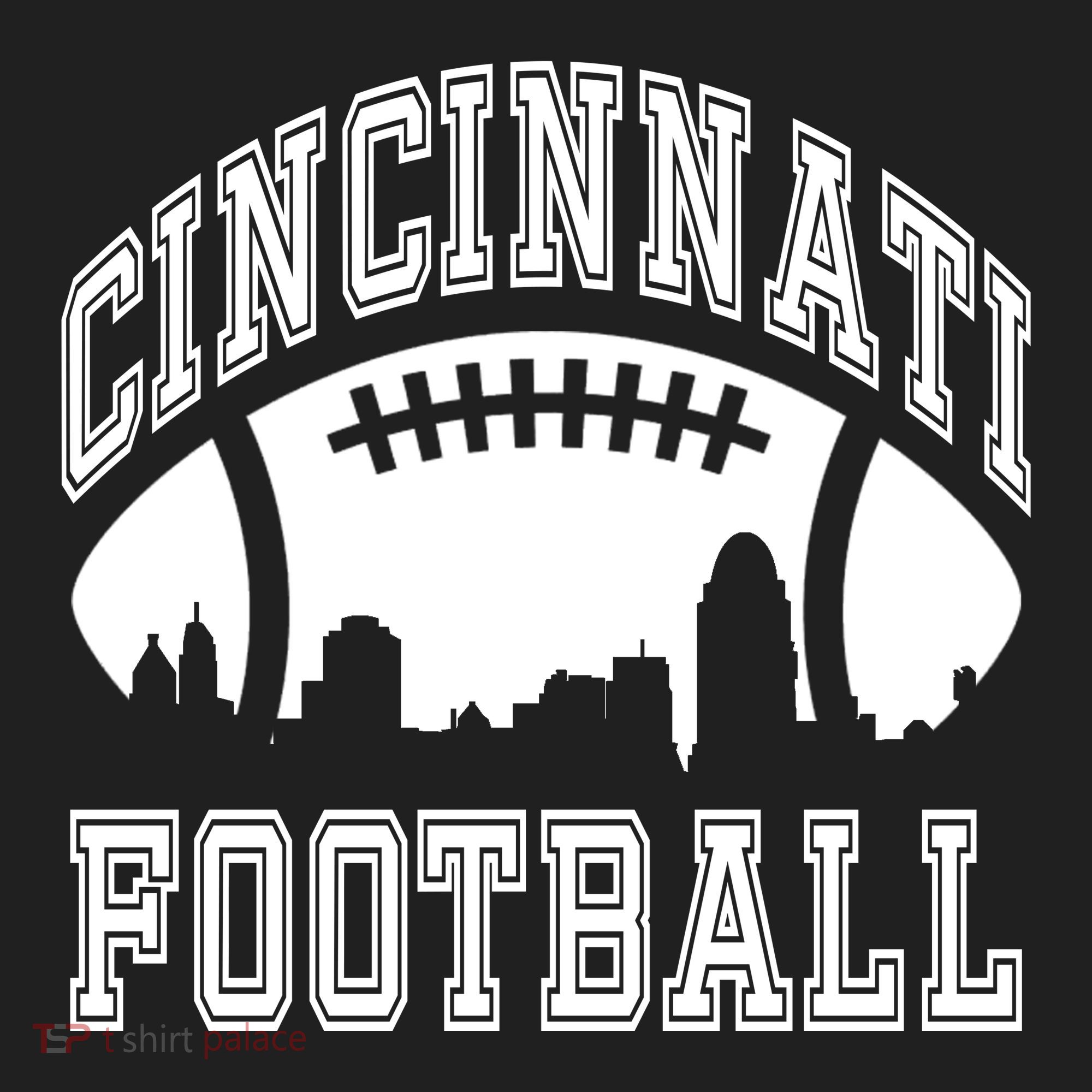 Cincinnati Football City Skyline Beanie