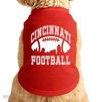 Cincinnati Football City Skyline Doggie Tank thumb 0