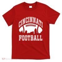 Cincinnati Football City Skyline T-Shirt thumb 0