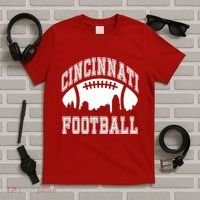 Cincinnati Football City Skyline T-Shirt thumb 5