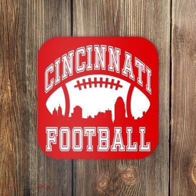 Cincinnati Football City Skyline Coaster