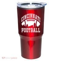 Cincinnati Football City Skyline Tumbler thumb 0